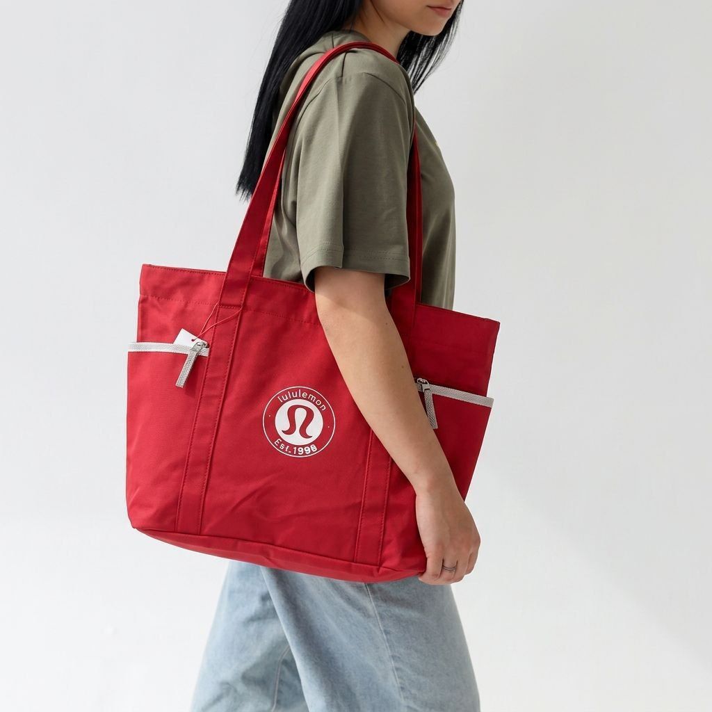 ساک ورزشی باشگاهی مدل پارچه ای لولولمون lululemon