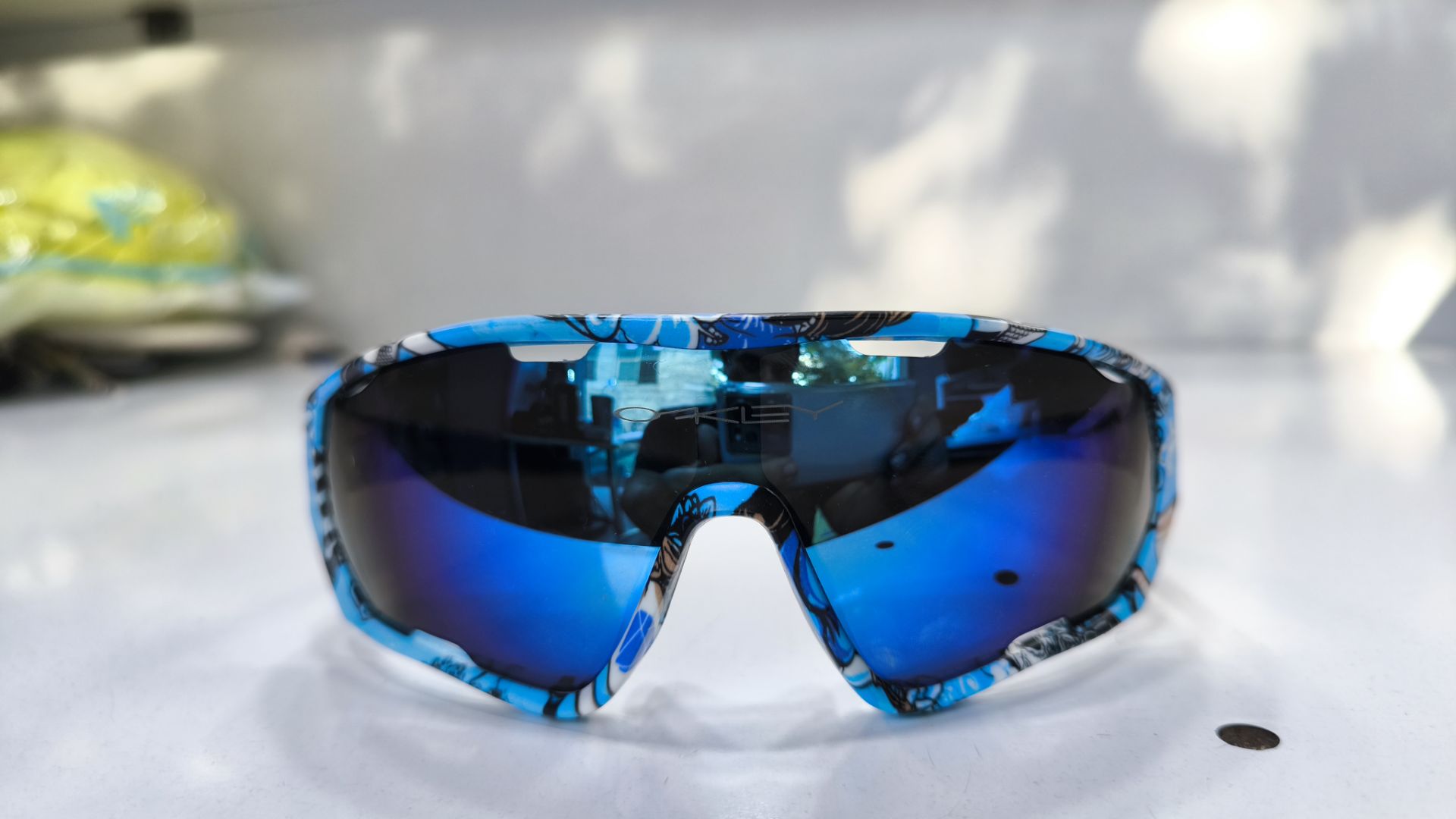 عینک مارک اوکلی OAKLEY آبی مستر کوالیتی